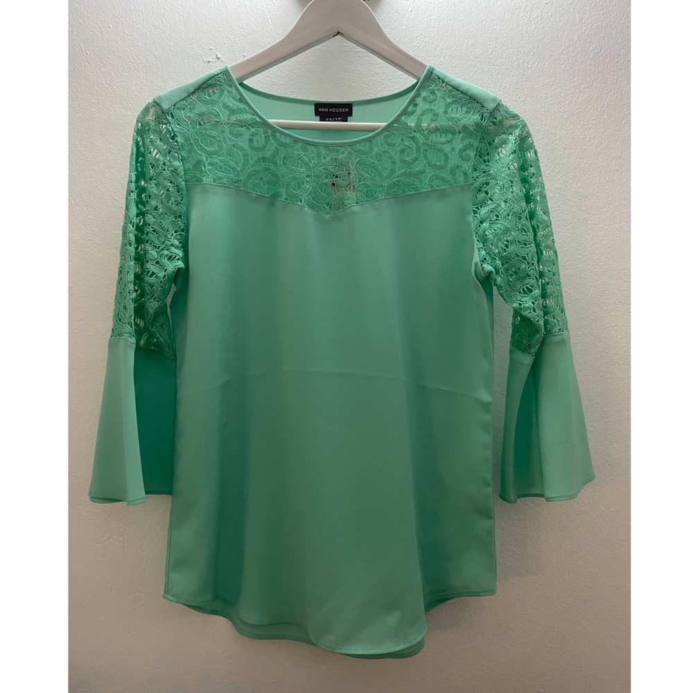 Van Heusen Mint Green Blouse